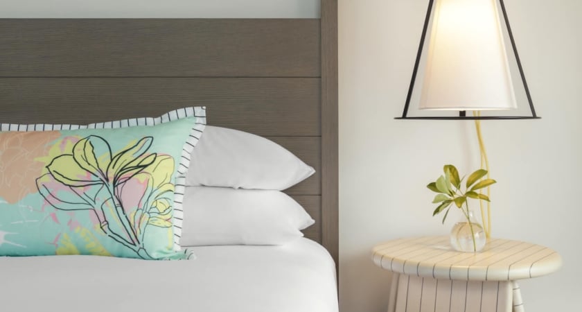 King Studio Suite bed and side table