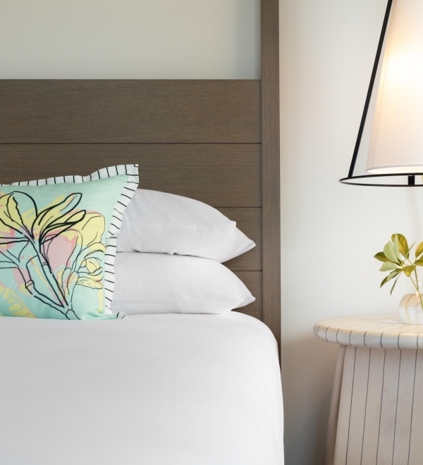 King Studio Suite bed and side table