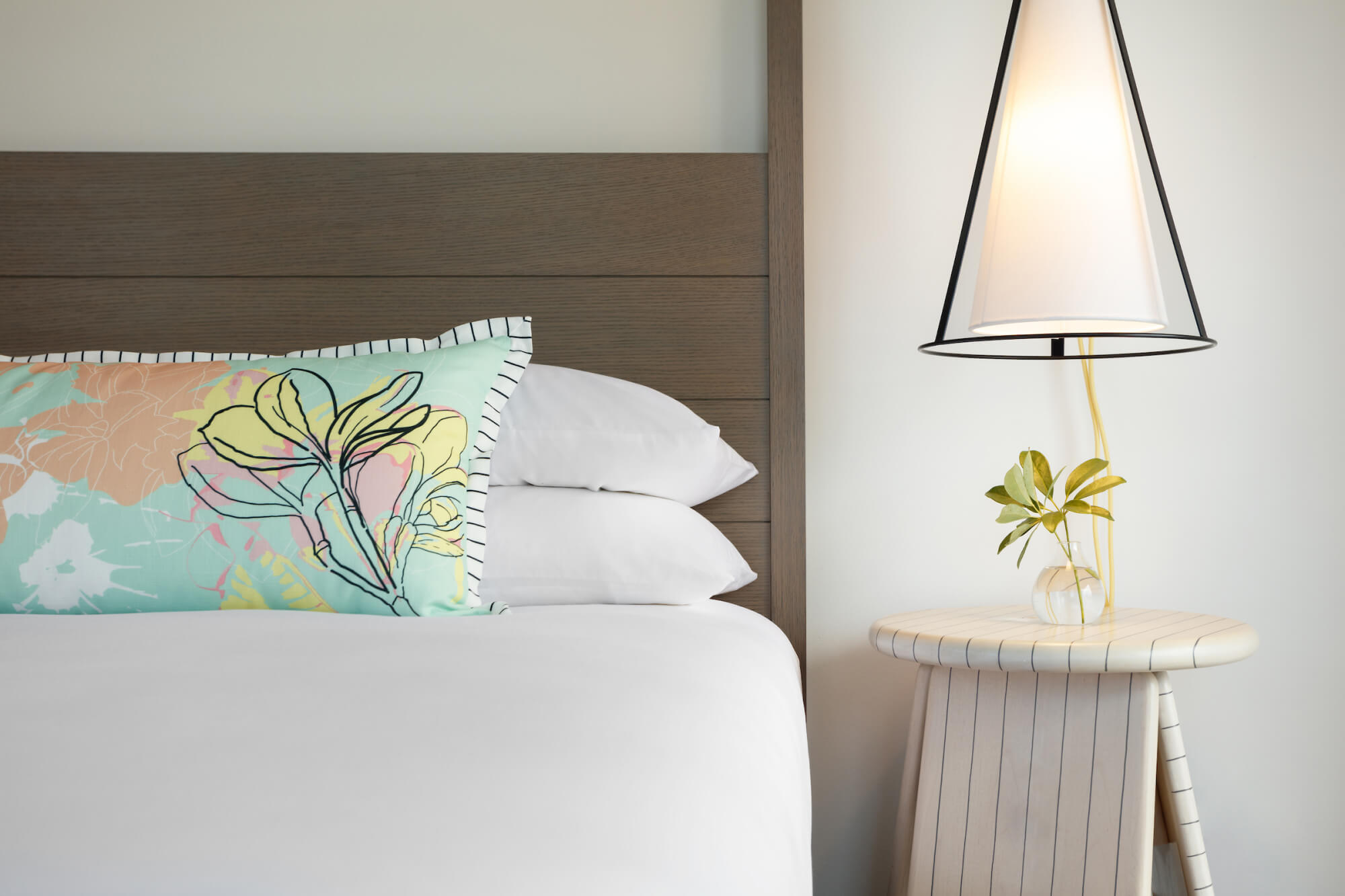 King Studio Suite bed and side table