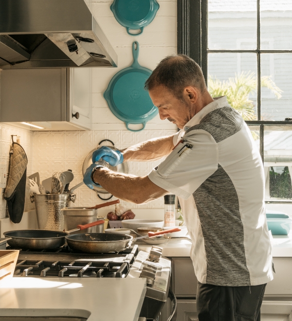 Winslow Pool and seating area
