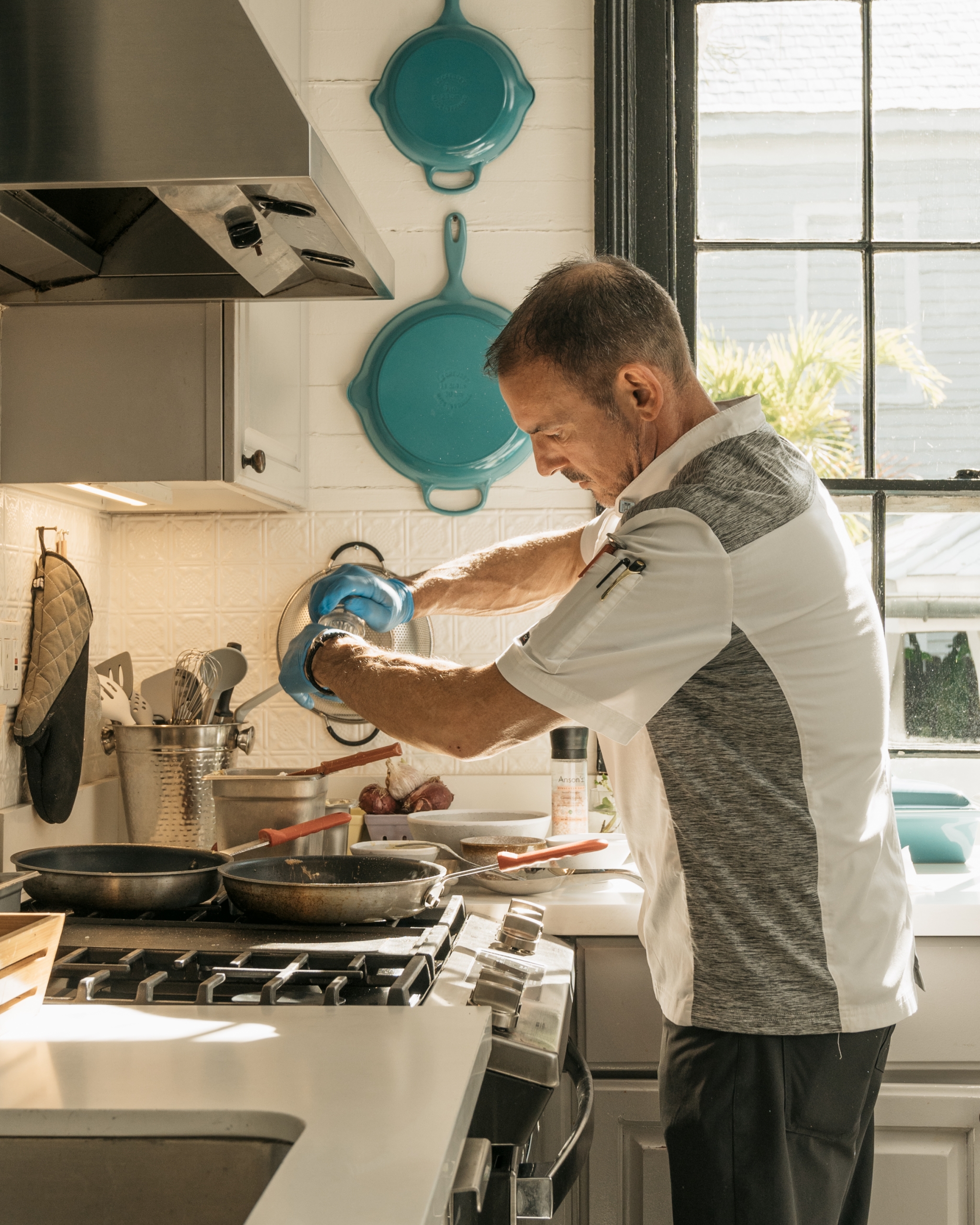 Winslow Pool and seating area