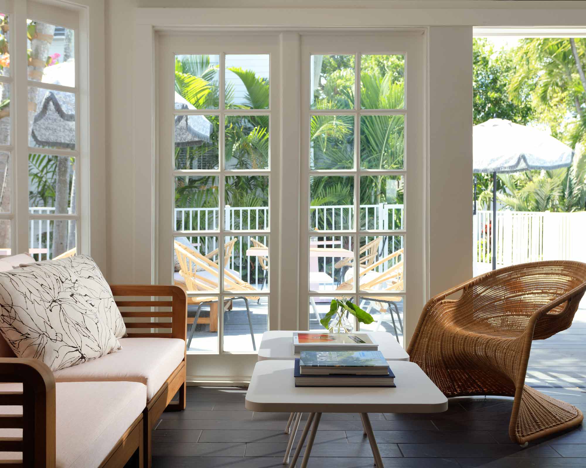 Lighthouse seating area