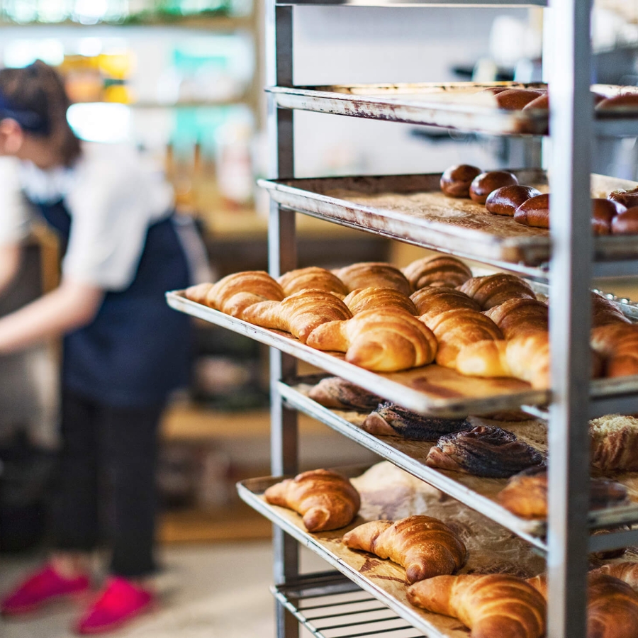 Old Town Bakery making croissants