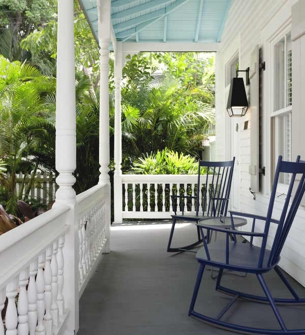 Ridley Second House Patio with chairs