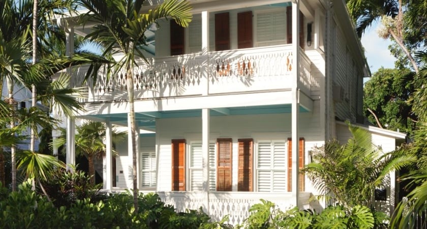 key west building balcony