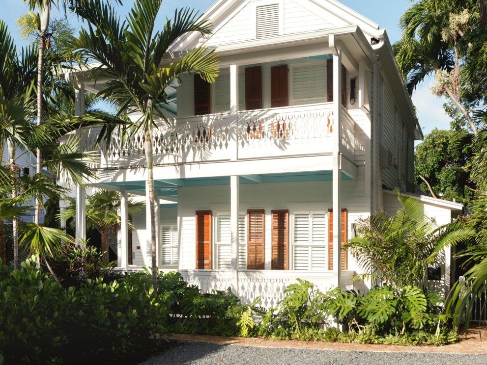 key west building balcony