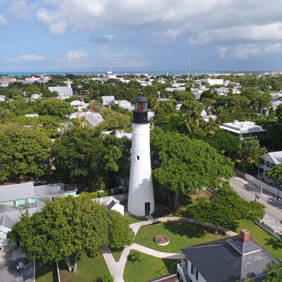 The historic Key West lighthouse