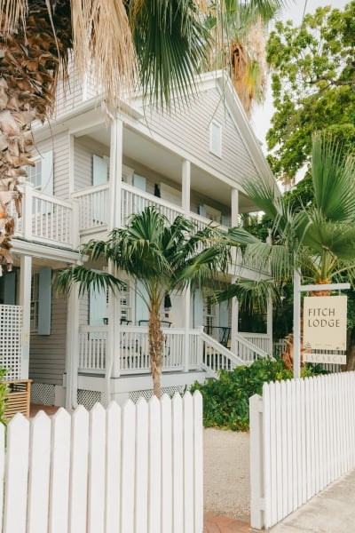 Exterior of Fitch Lodge in Key West