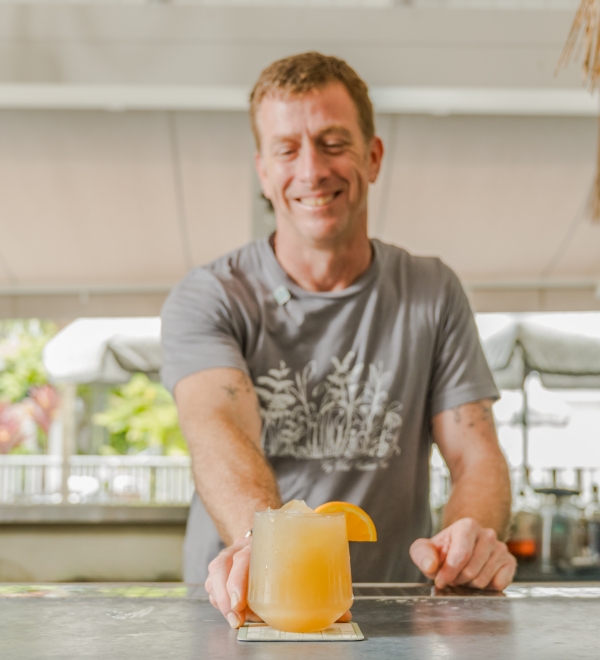 bartender at winslows bungalow